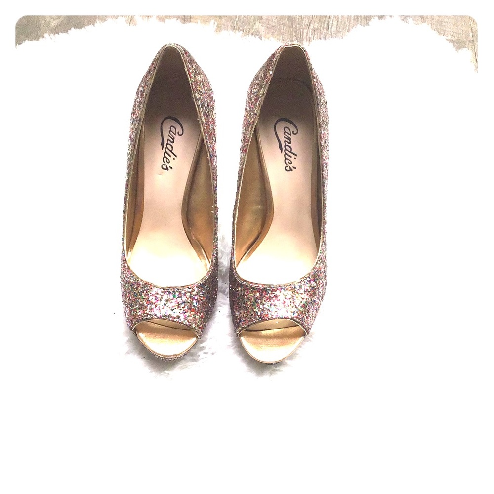 Beautiful Candies Multi Glitter Shoes